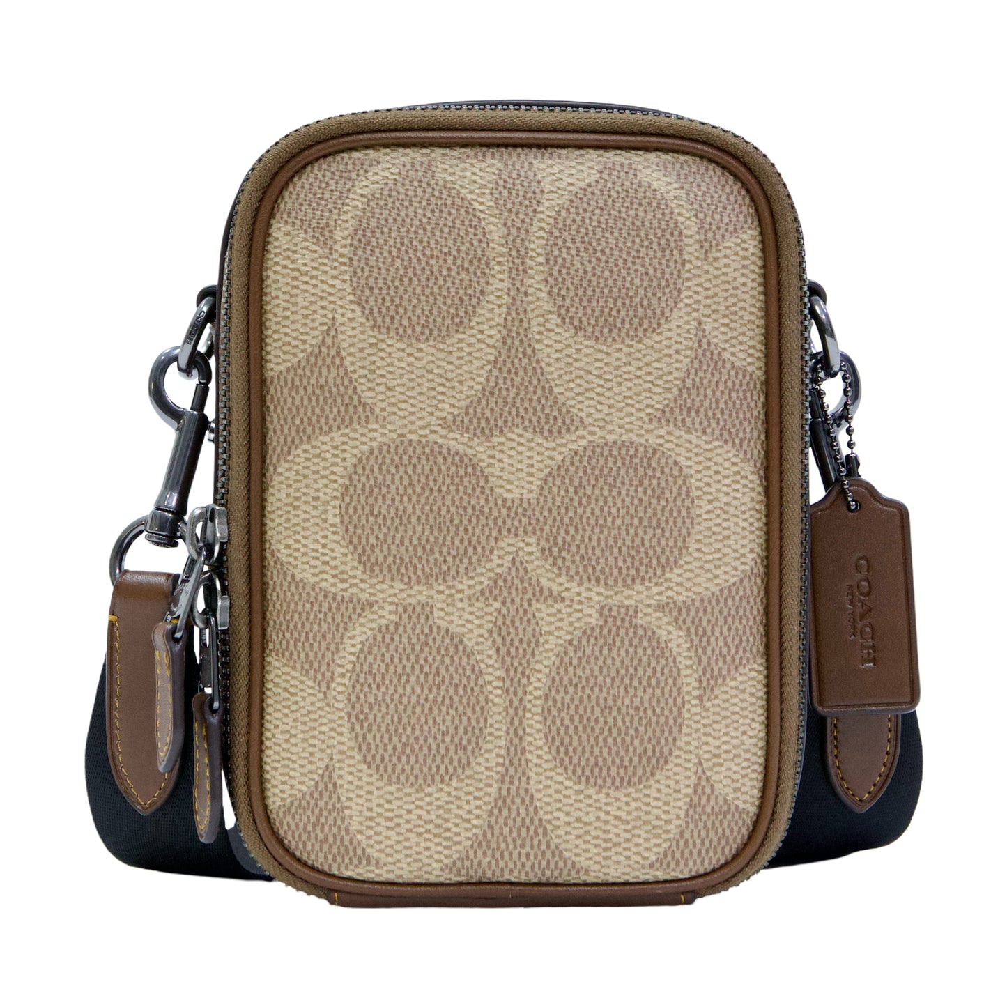 COACH CBI33 STANTON MAXI SIGNATURE TAN/VINTAGE BROWN