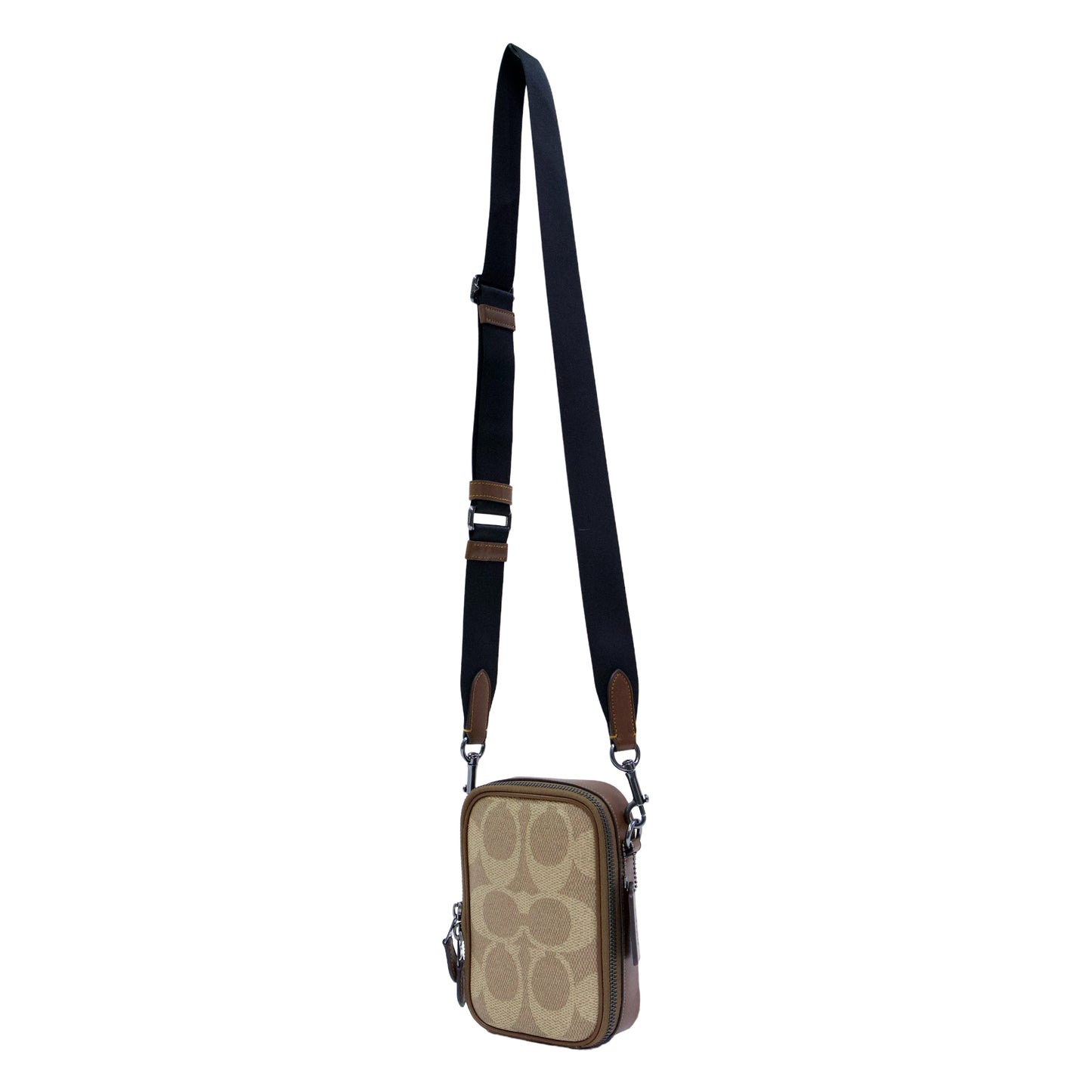 COACH CBI33 STANTON MAXI SIGNATURE TAN/VINTAGE BROWN