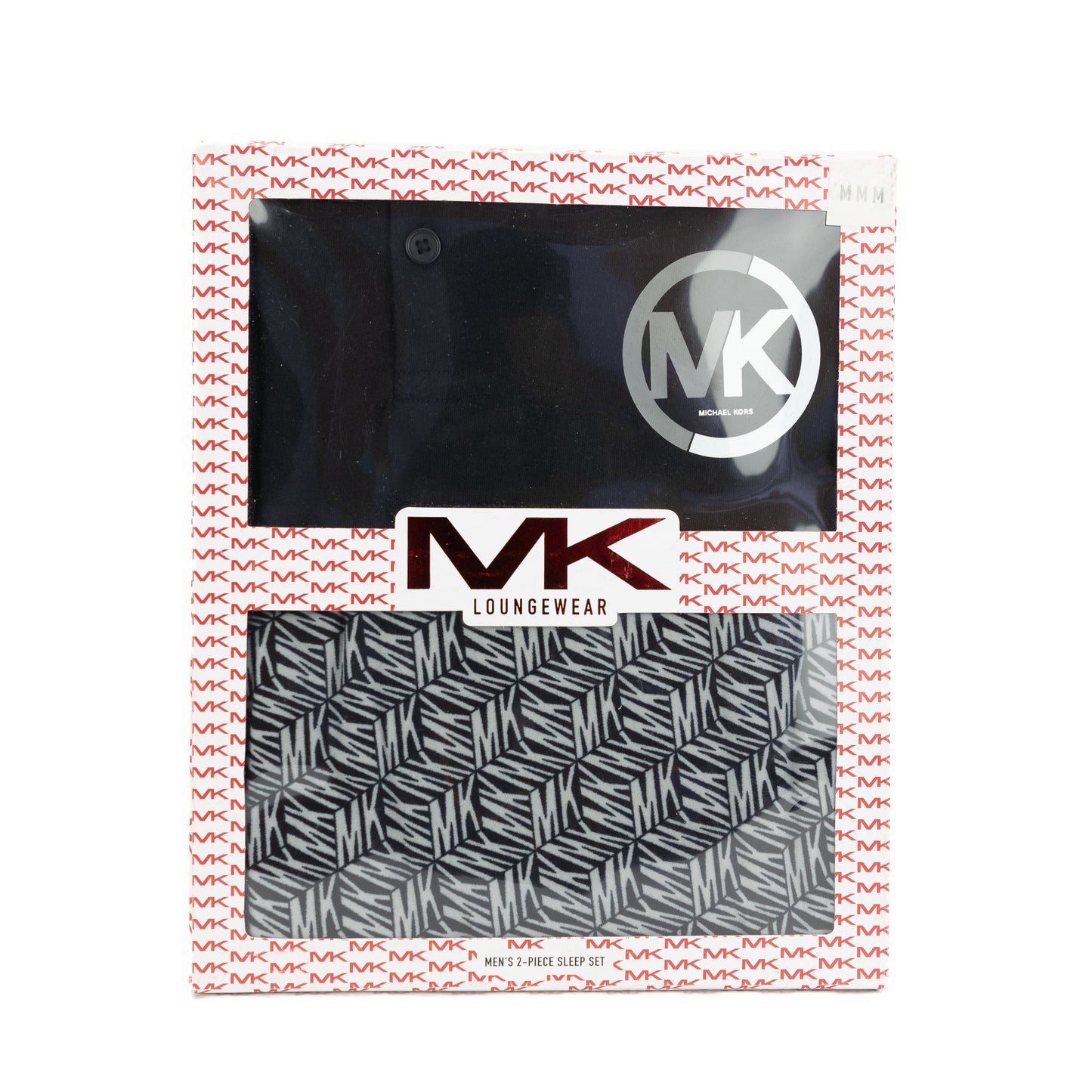 Michael Kors Men's 2 Piece Black Sleep Set - Medium