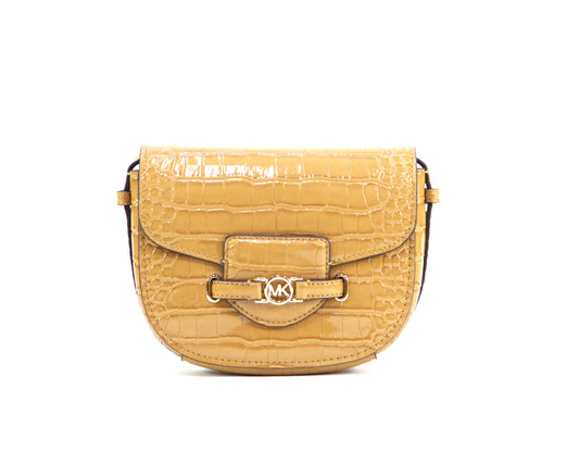 MICHAEL KORS 35F4G6RC1A REED SM SADDLE XBODY DEER