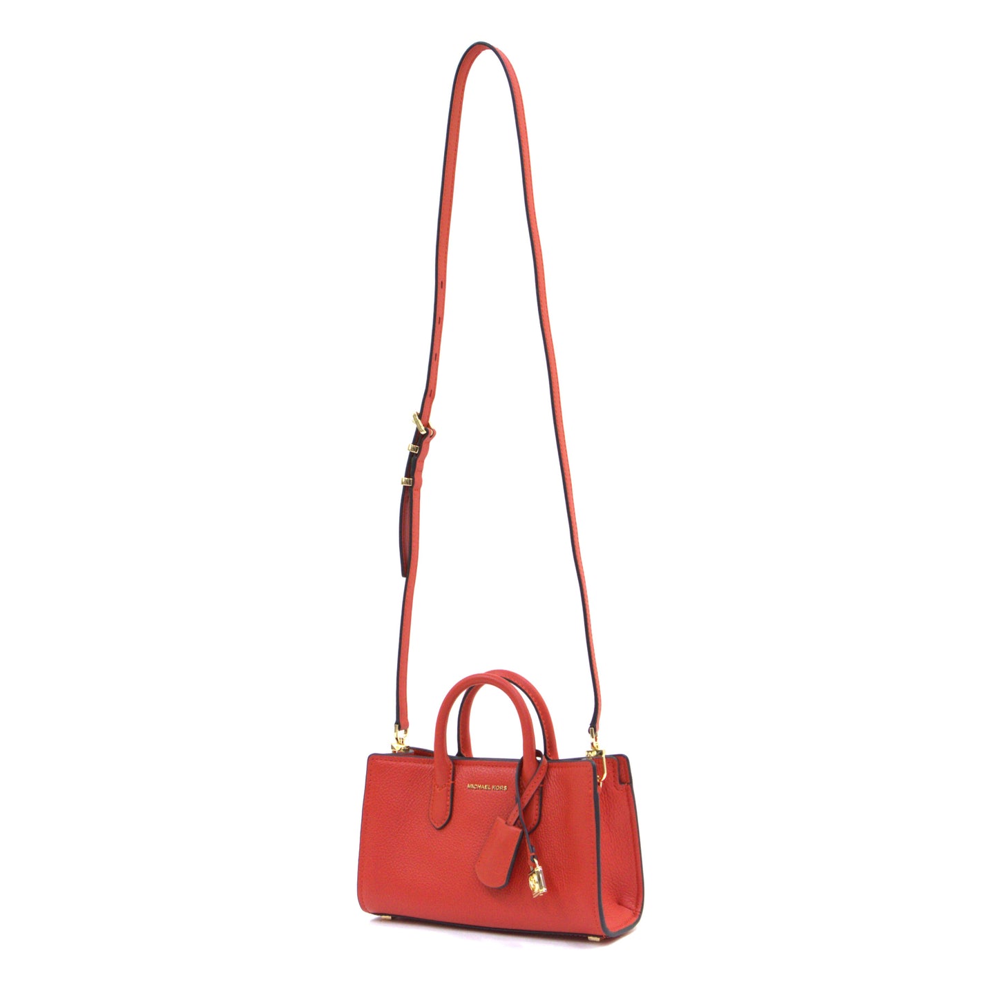MICHAEL KORS 32F4GETC0L SCARLETT EXTRA SMALL EAST WEST CROSSBODY BURNT SIENNA