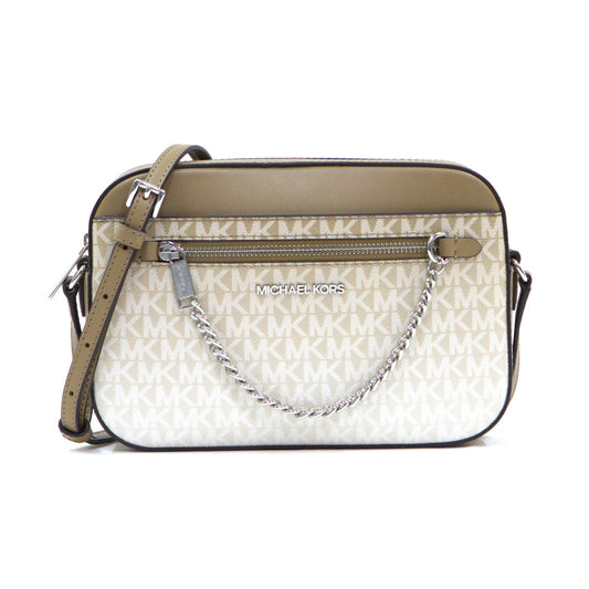 MICHAEL KORS 35R5STTC9V JET SET ITEM LARGE EAST WEST ZIP CHAIN CROSSBODY HUSK