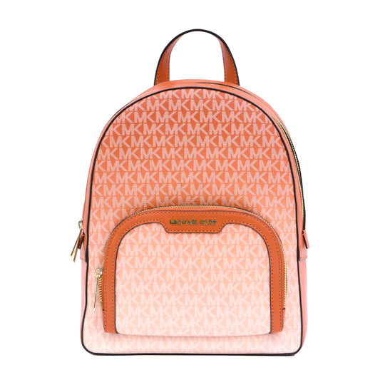 MICHAEL KORS 35S5G8TB2V JAYCEE MEDIUM ZIP POCKET BACKPACK  RED CLAY