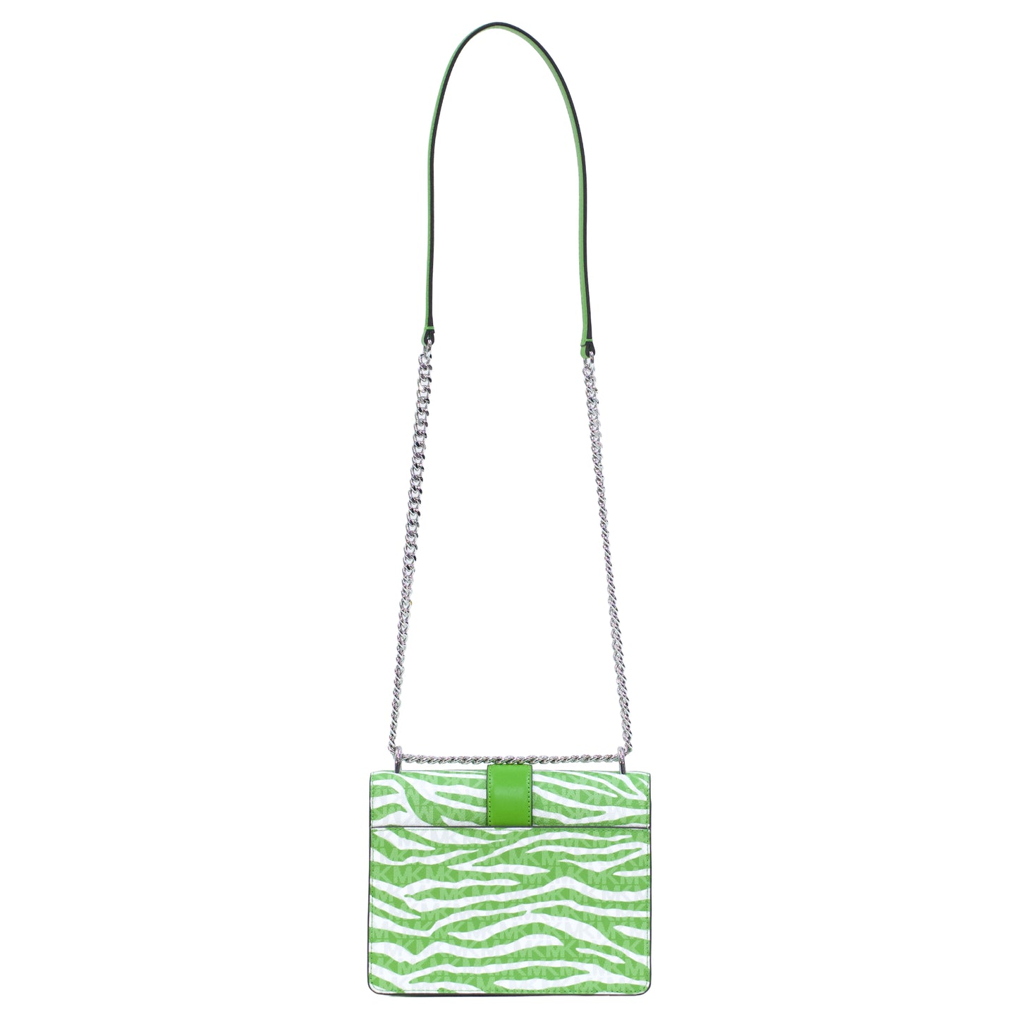 MICHAEL KORS 35S5S5GRC1V GREENWICH SM FLAP CROSSBODY JUNGLE GREEN