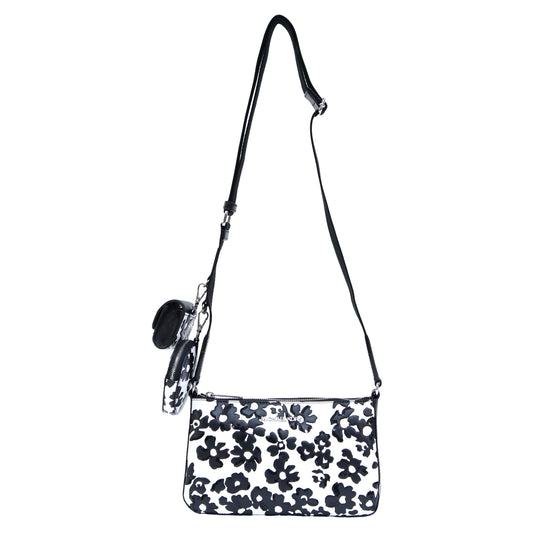 MICHAEL KORS 35S5STVC5Y JET SET TRAVEL SM CROSSBODY WITH TECH ATTACH BLACK