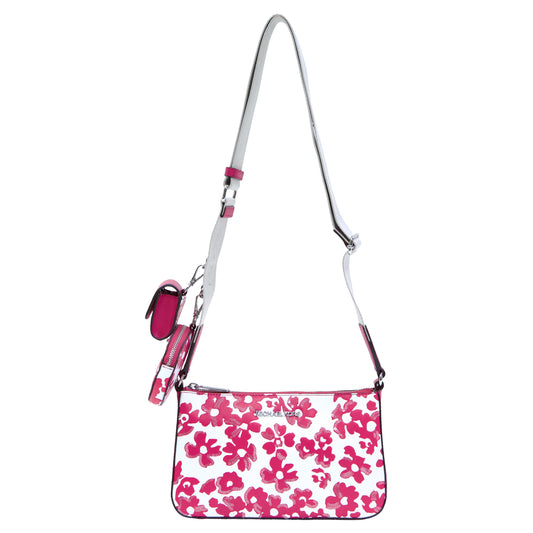MICHAEL KORS 35S5TVC5Y JET SET TRAVEL SM CROSSBODY WITH TECH ATTACH DRAGON FRUIT