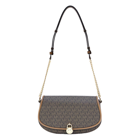 MICHAEL KORS 35T5GIMM8B MILA MD EW SLING MESSENGER BROWN