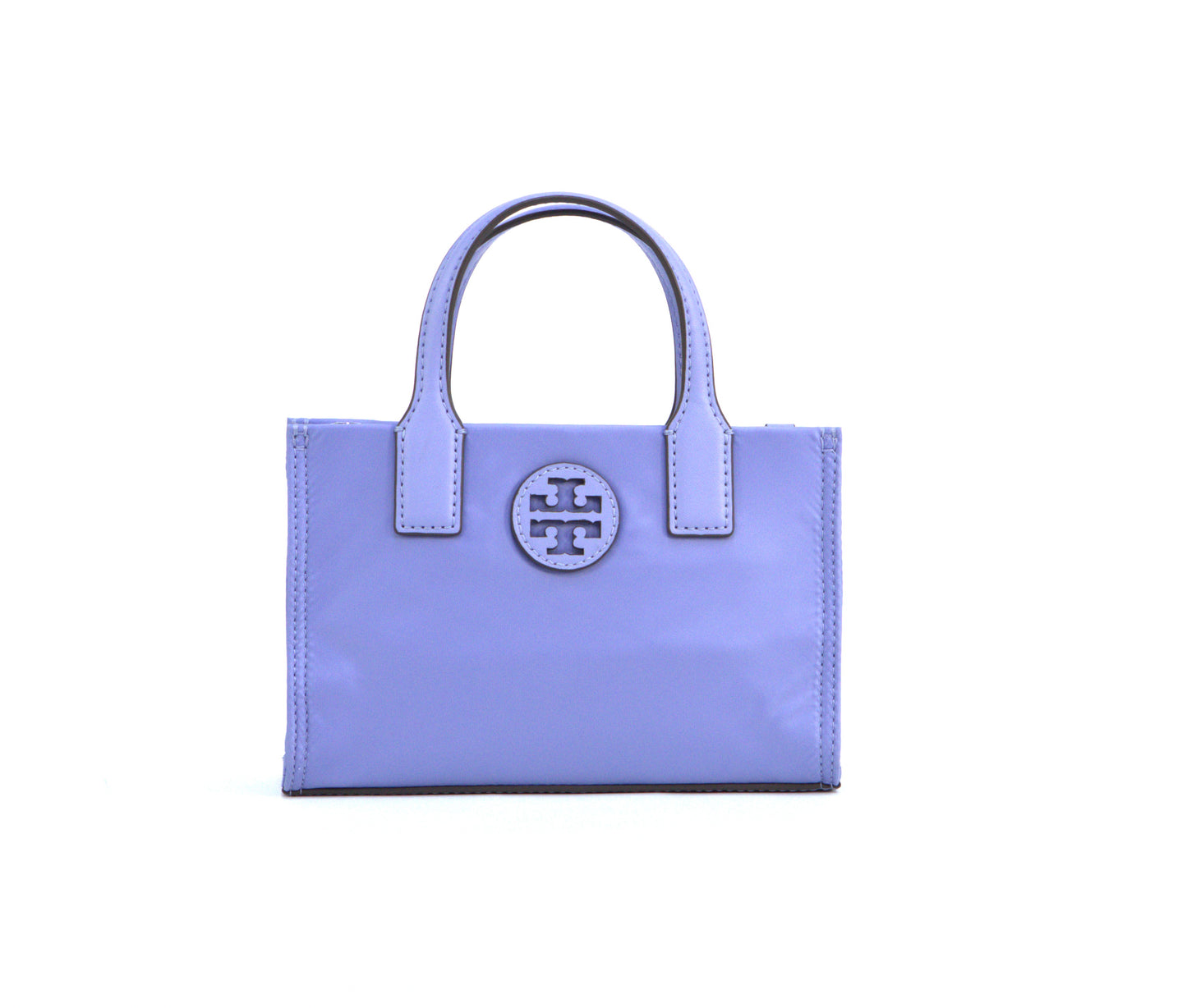 TORY BURCH 164351 ELLA NYLON SHINE MINI TOTE PALE IRIS