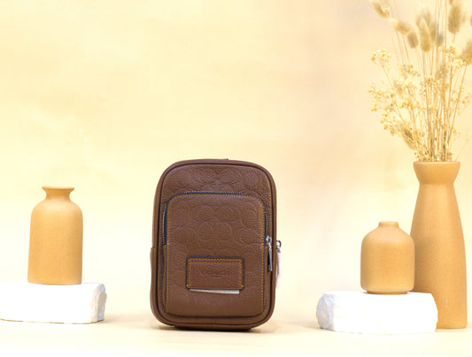 COACH CDC45 RACER SLING PACK VINTAGE BROWN