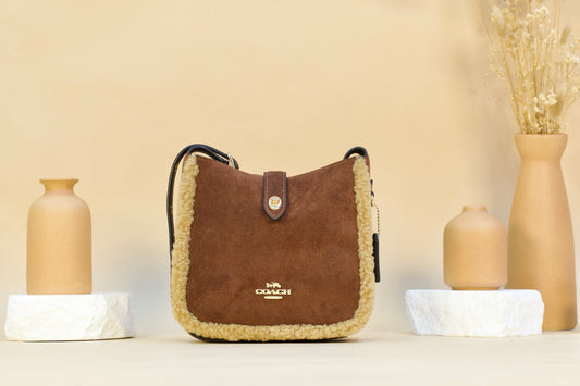 COACH CDC41 HDLY MINI CB SDE SHLN VINTAGE MULTI BROWN