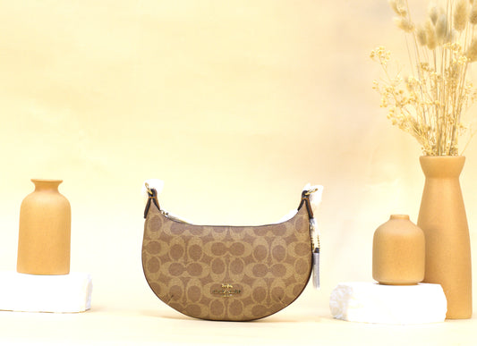 COACH CEL06 MINI PAYTON SIGNATURE TAN BROWN