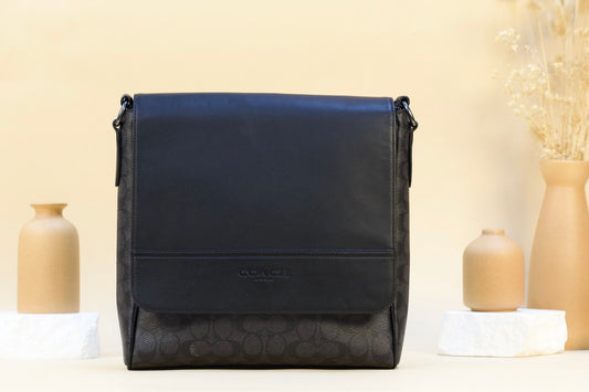 COACH CZ399 HOUSTON MP SIG QBMI5 CHARCOAL/BLACK