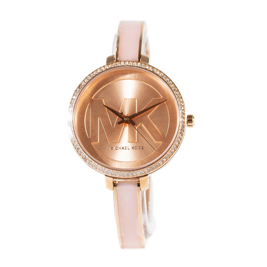 Michael Kors Women's Quartz Watch with Stainless Steel Strap - MK4545