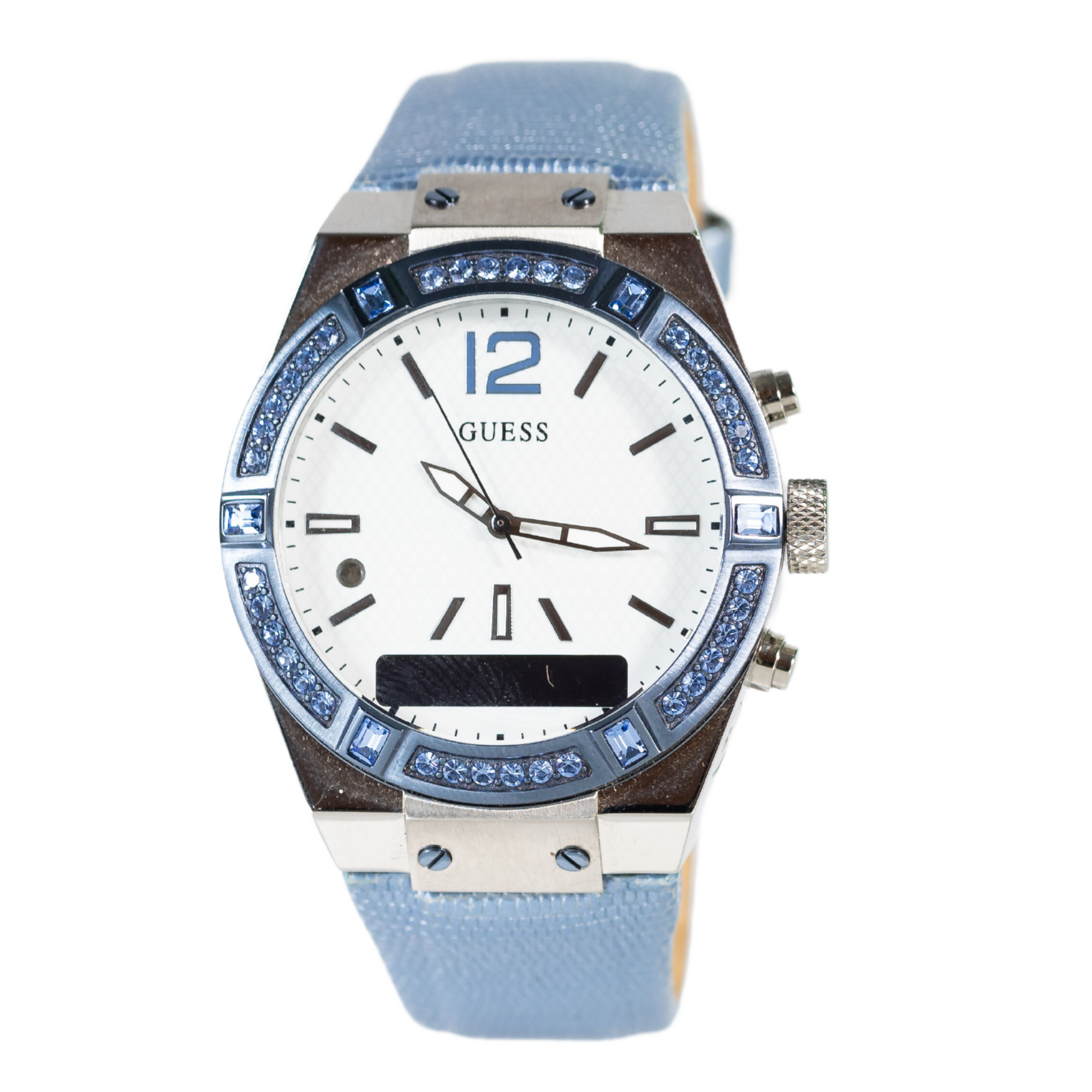 Guess Connect Digital & Quartz Smart Women's Watch Blue & White - C0002M5 - 91661464119