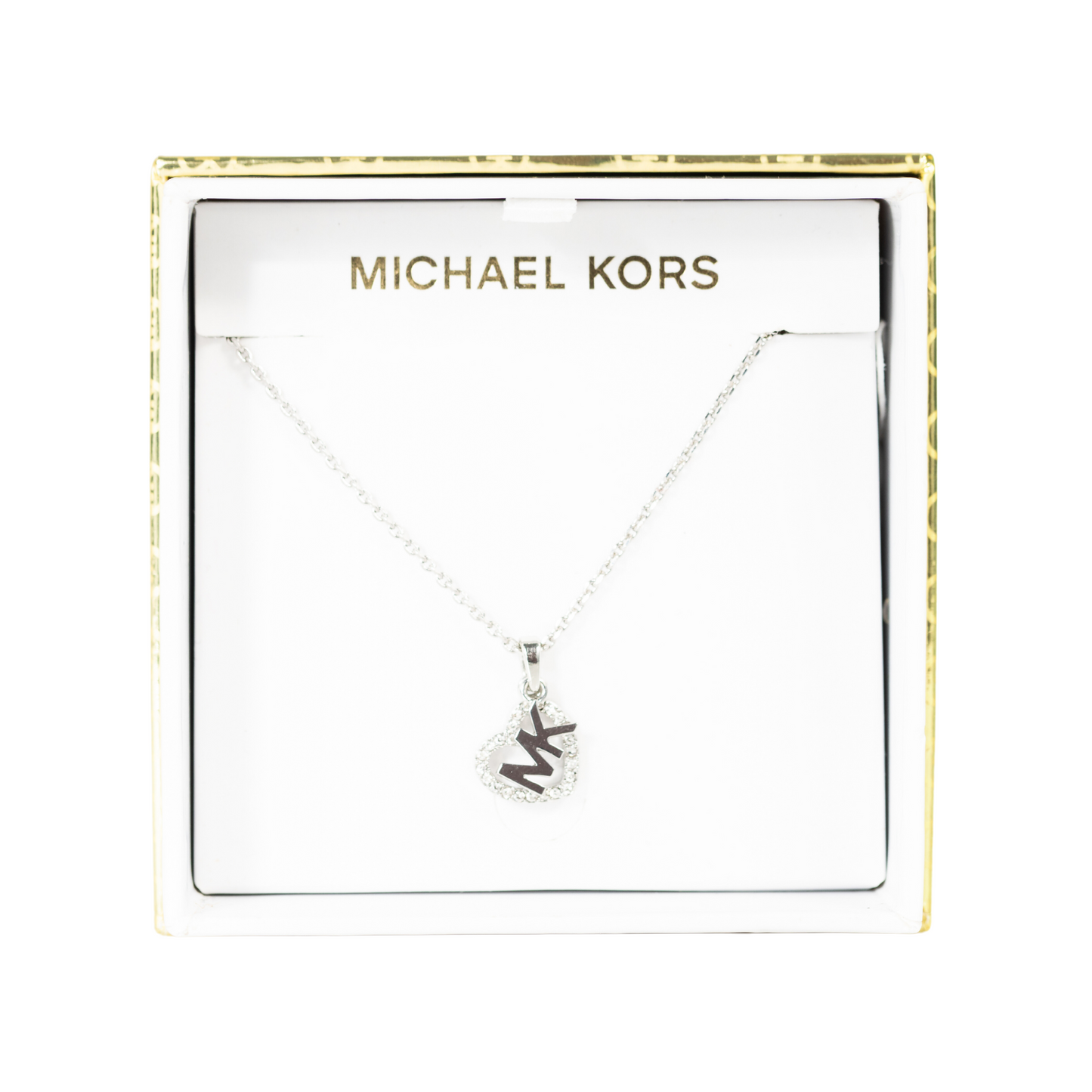 Michael Kors Silver Heart Necklace