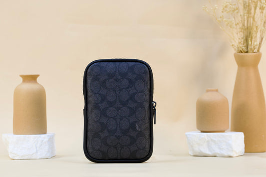 COACH CW364 ADEN CRO SIG CHARCOAL/BLACK