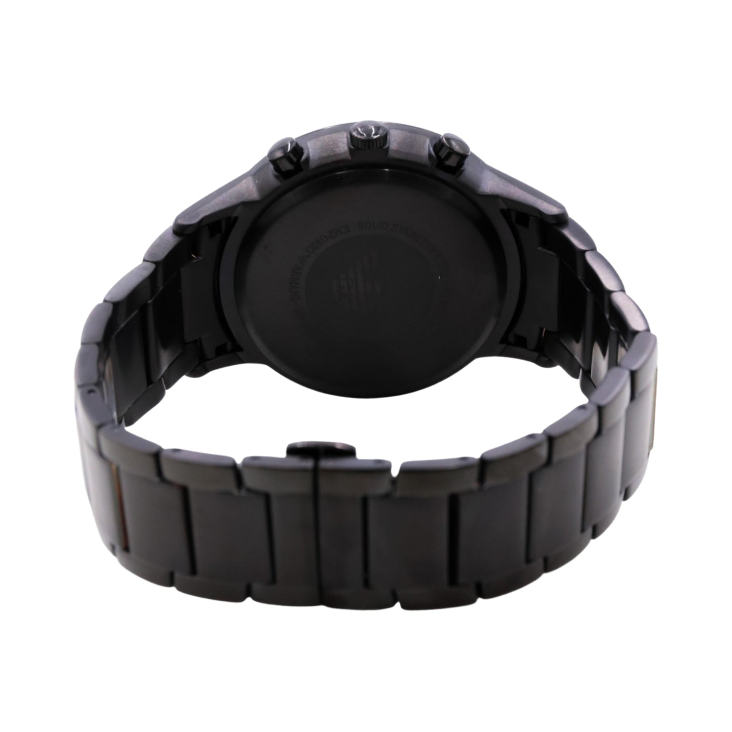 Emporio Armani Men's Black Dress Watch with Quartz Movement - AR2485