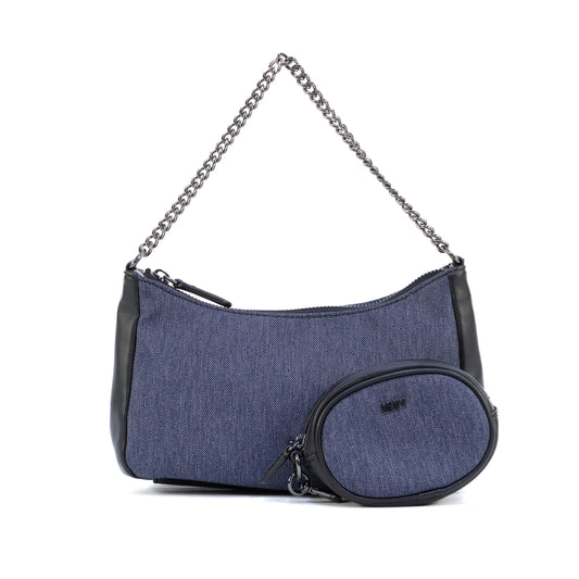 DKNY R41EDM50 CAIRO MD POUCHETTE BLUE DENIM