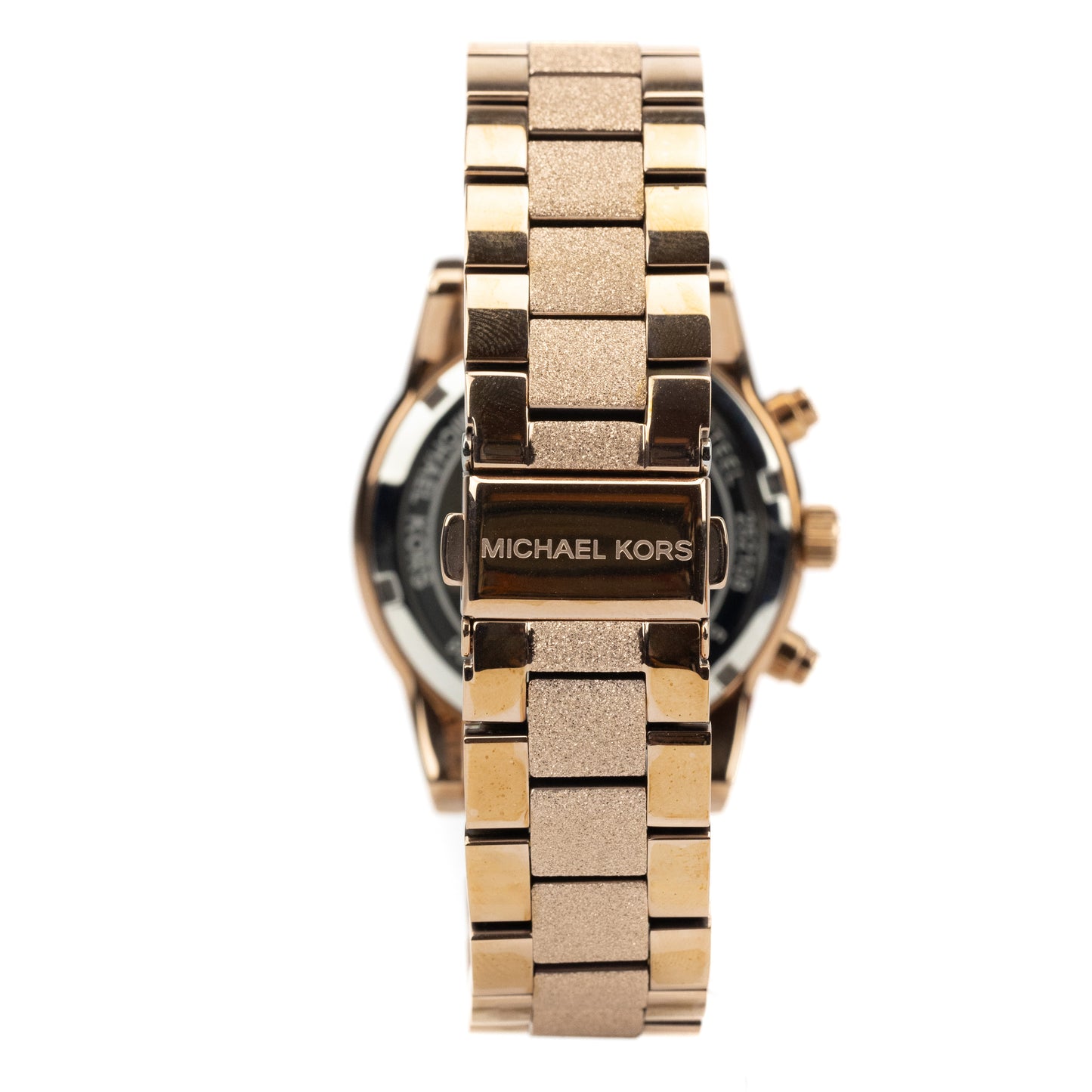 Michael Kors MK6598 Metal Stone Embellished Bezel Round Analog Watch for Women