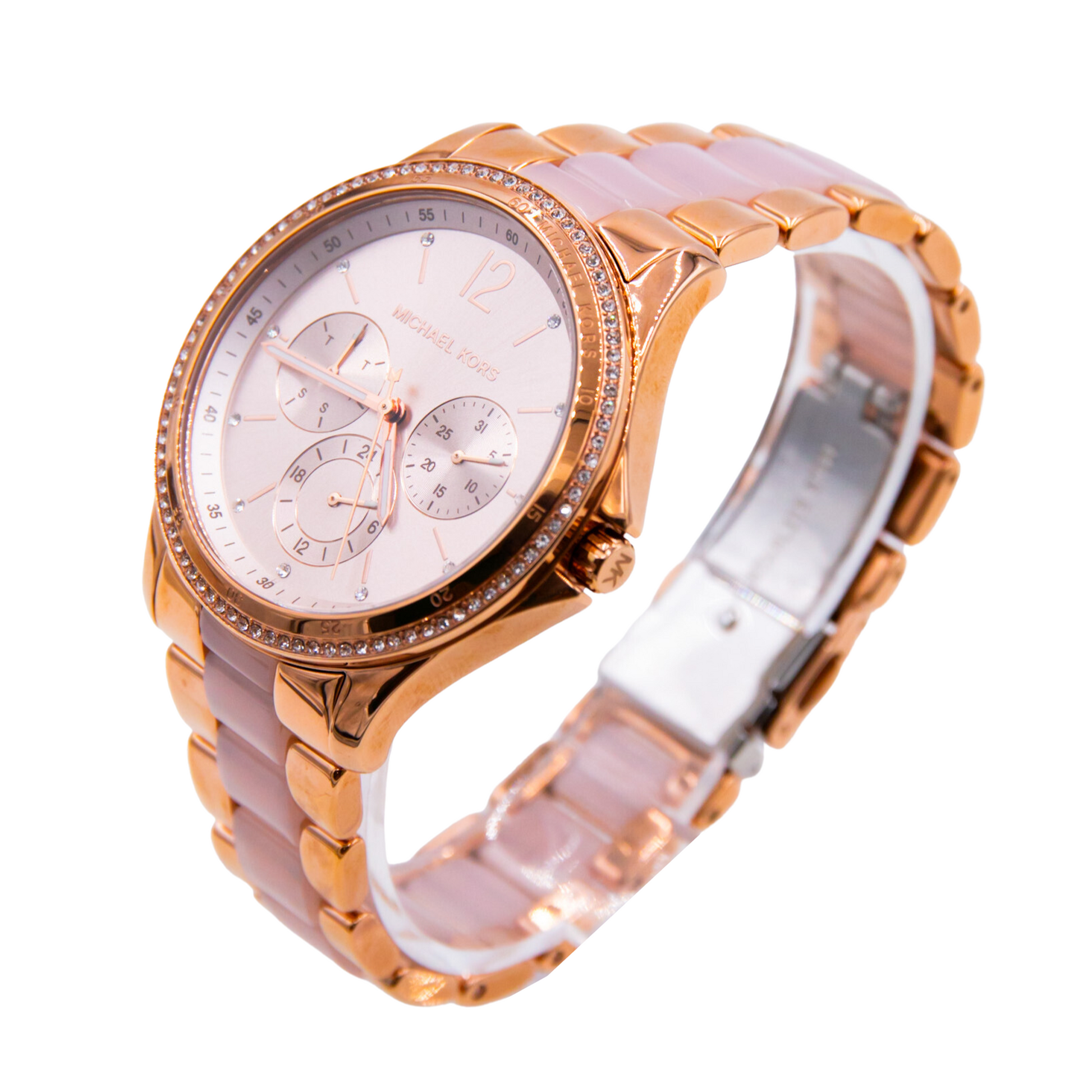 Michael Kors Women's Riley Multifunction Rose Gold Stainless Steel Watch MK6657 - 796483430709 