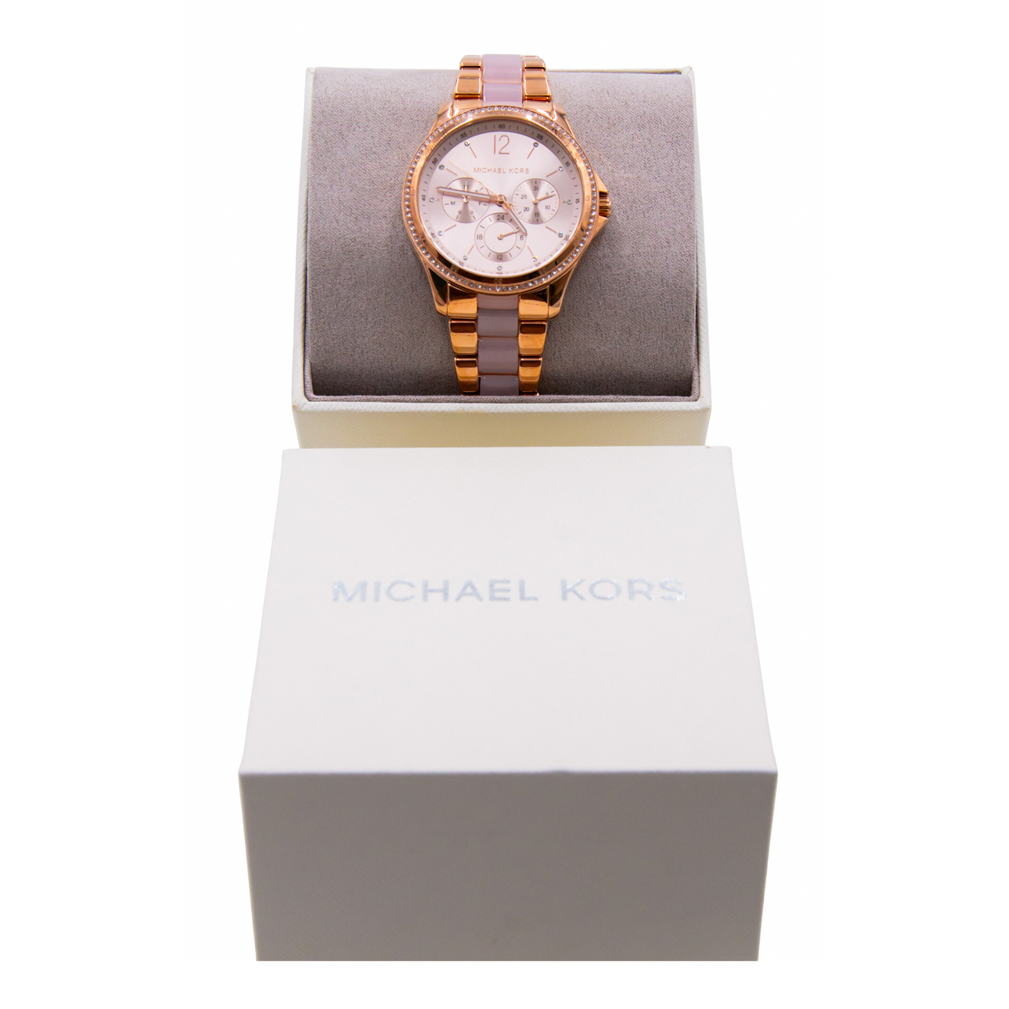 Michael Kors Women's Riley Multifunction Rose Gold Stainless Steel Watch MK6657 - 796483430709 