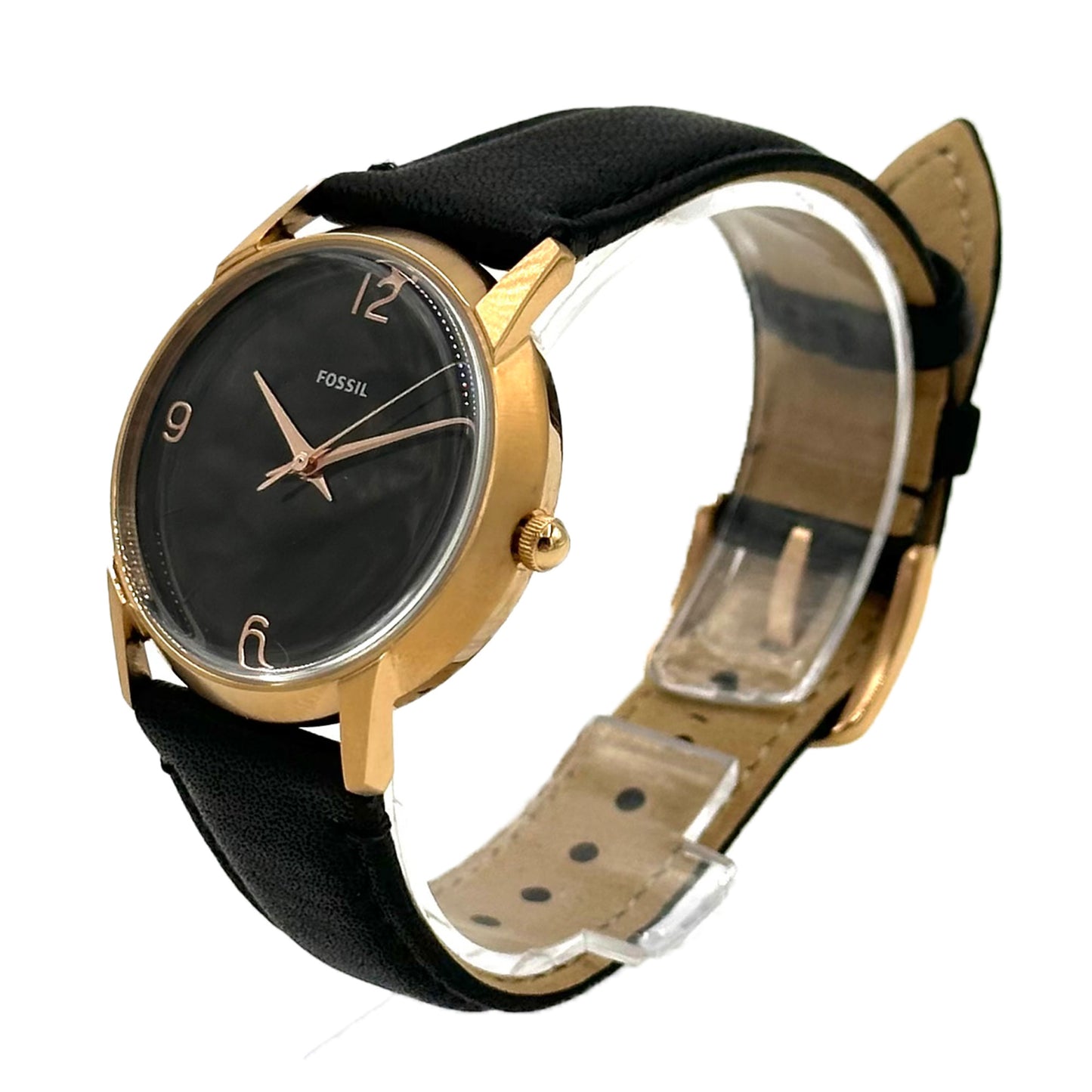 Fossil Ladies Archival Series Limited Edition Black Leather Strap Watch - LE1066 - 796483471658