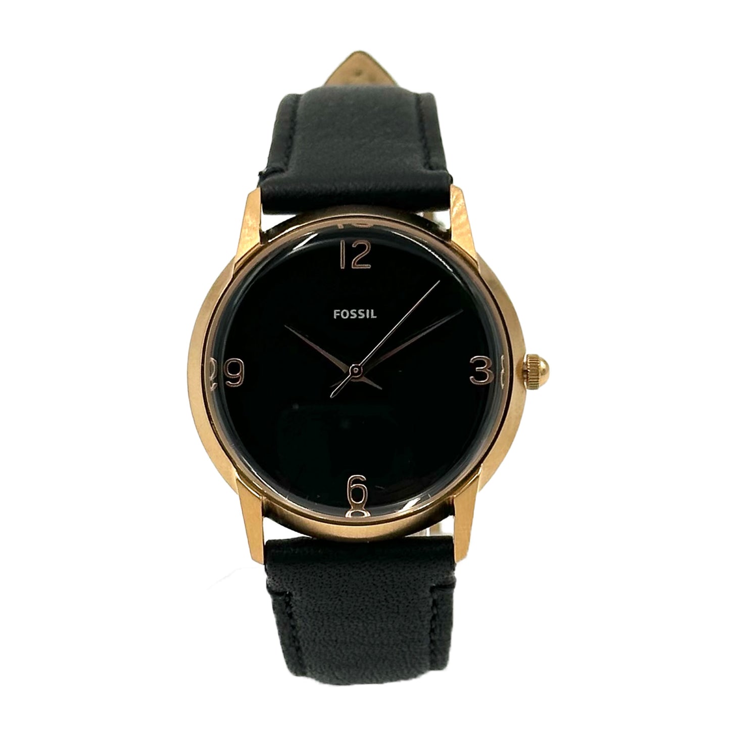 Fossil Ladies Archival Series Limited Edition Black Leather Strap Watch - LE1066 - 796483471658