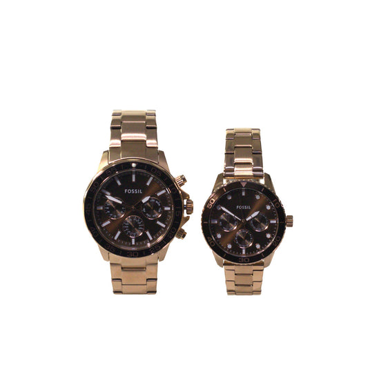 FOSSIL BQ2827 SET GOLD