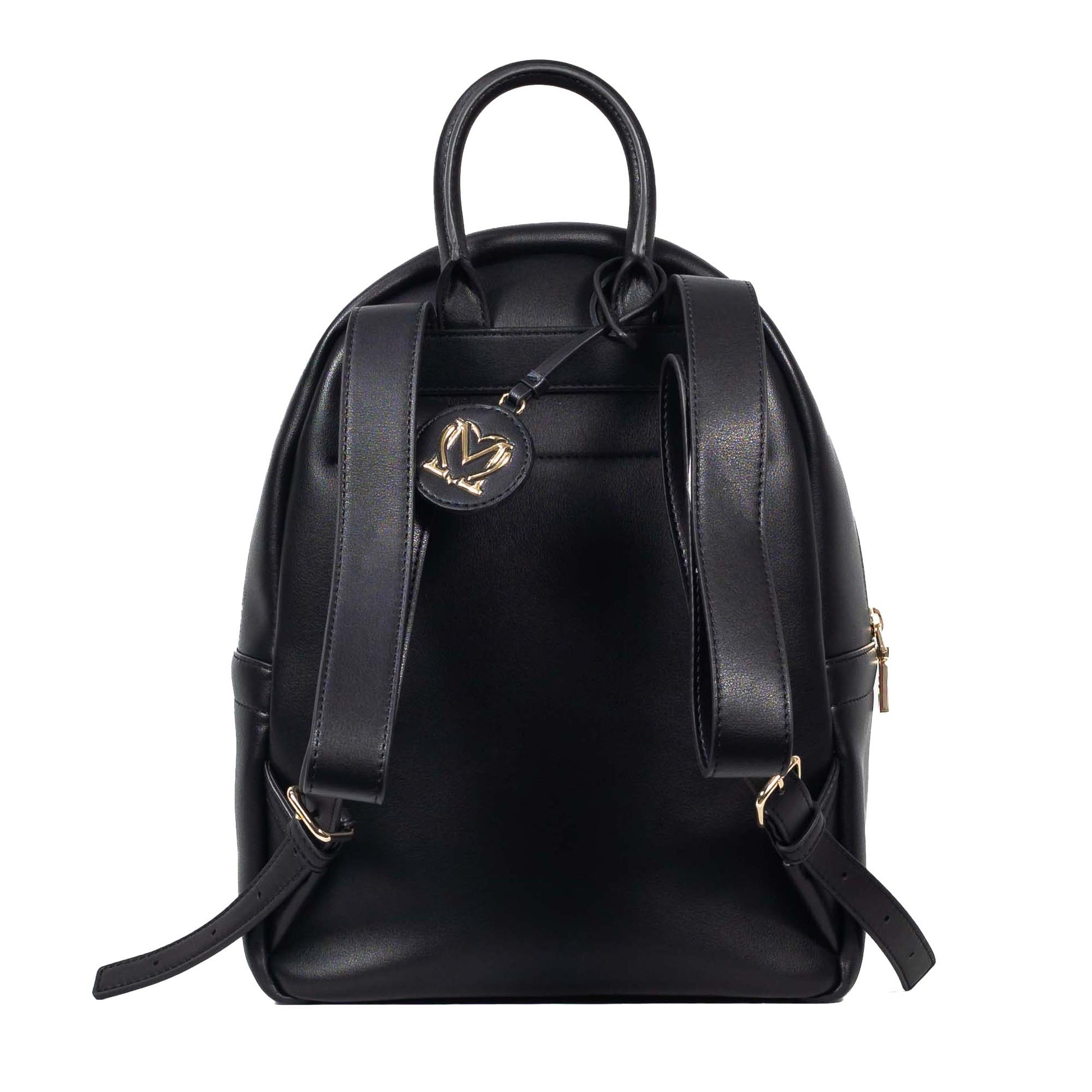 Love Moschino Faux Leather Black Backpack - JC4109PP1FLJ000A - 8054400949454