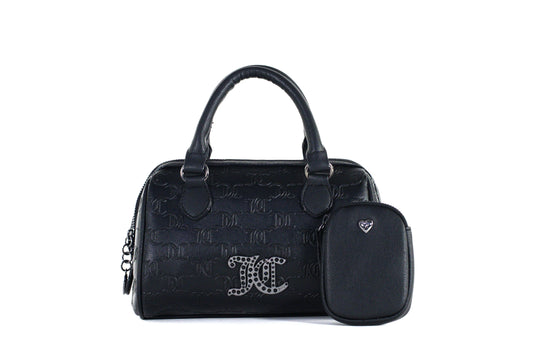JUICY COUTURE 11JCD0NJC-LLL ALL ABOUT THAT BLINK SATCHEL LIQUORICE BLACK