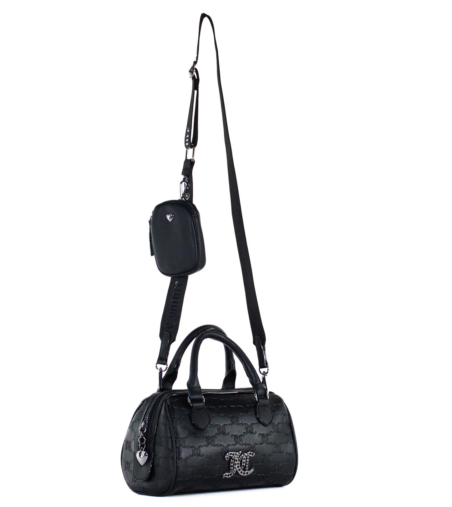 JUICY COUTURE 11JCD0NJC-LLL ALL ABOUT THAT BLINK SATCHEL LIQUORICE BLACK