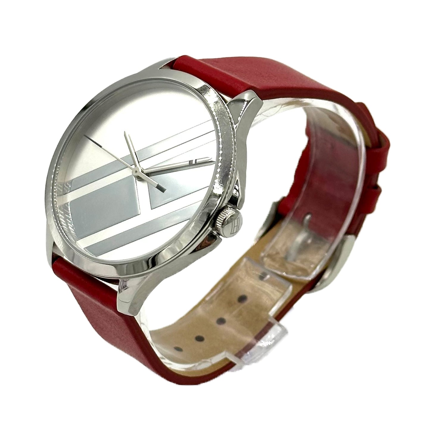 Tommy Hilfiger Women's Red 38mm Leather Strap Watch - 1782000 - 885997290913