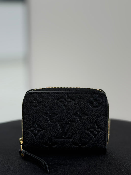 Louis Vuitton Zippy Coin Purse Black