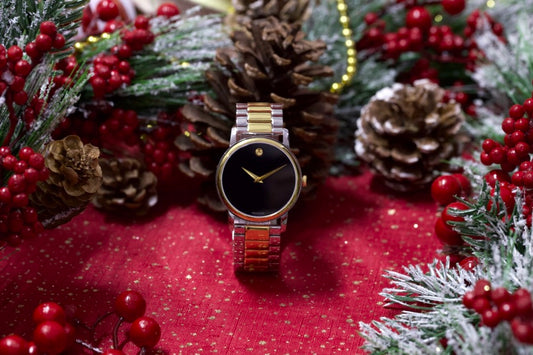 Movado Men's Museum Two-tone Stainless Steel Band Quartz Watch 2100016