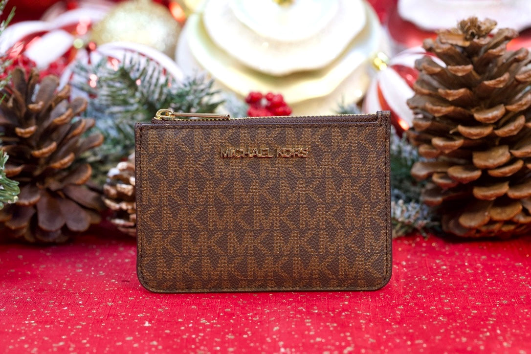 MICHAEL KORS 35H9GTVP1B BROWN WALLET