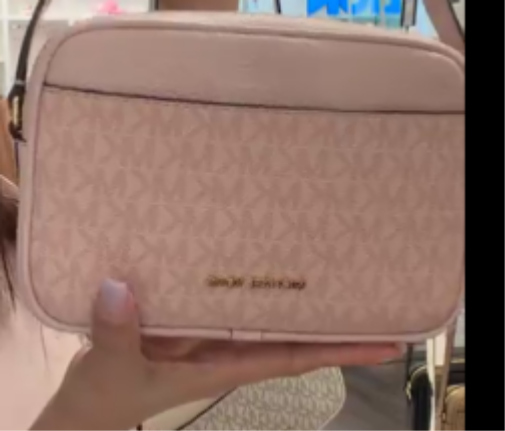 MK CAMERA BAG PINK