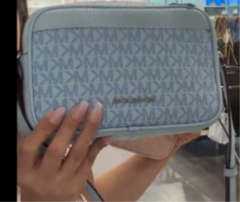MK CAMERA BAG BLUE