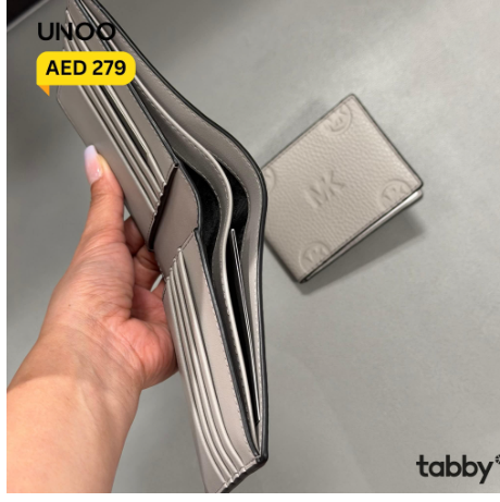 MICHAEL KORS WALLET GRAY