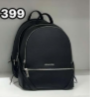 MK MEDIUM RHEA BACKPACK BLACK