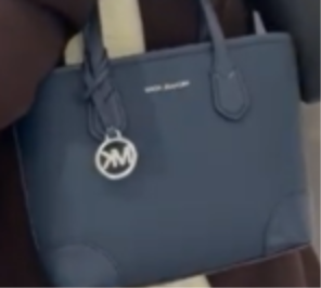 MICHAEL KORS MINI TOTE BLUE