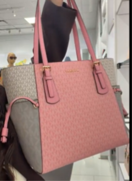 MICHAEL KORS PINK TOTE