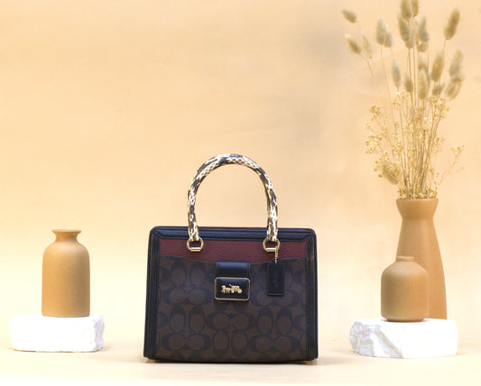 Coach Women's Grace Carryall In Signature Canvas - Brown Black Multi