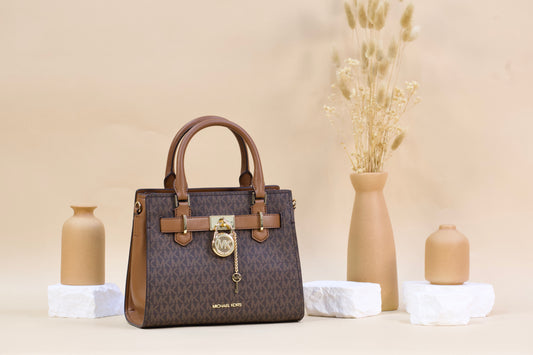 Michael Kors - Hamilton Small Satchel - Brown - 35F1GHMS1B