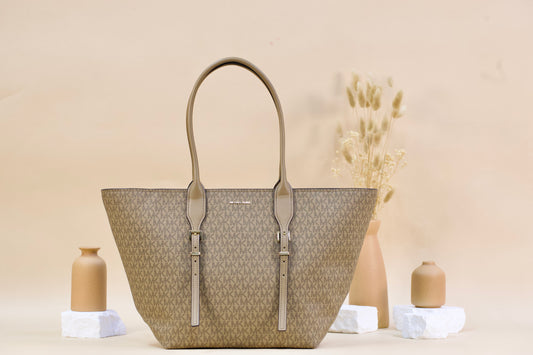 MICHAEL KORS 30R5G90T7V MOORE LG BUCKLE TOTE HUSK