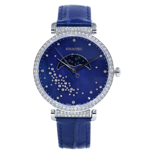 SWAROVSKI 5613320 BLUE/SILVER WATCH